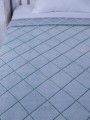 4D Плед Экстрасофт с эффектом норки пл.300 гр. Плед Велсофт 4D - ФАН РОМБЫ ( изумруд ) - 5