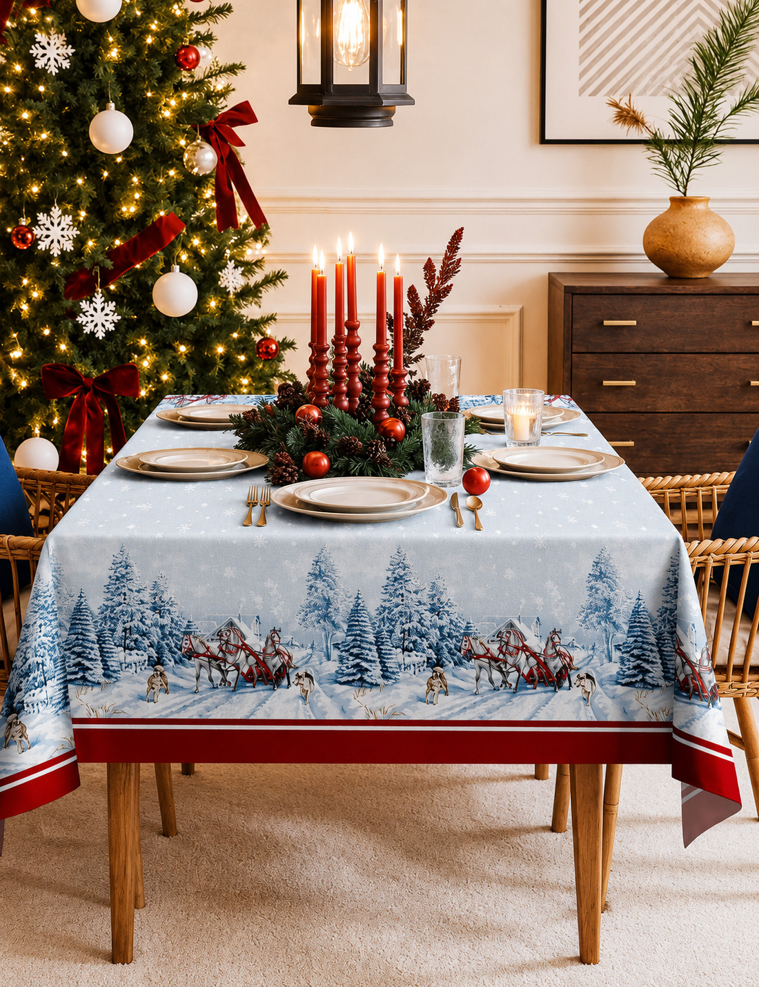 Скатерть ТЕИ ВАЛ ЗИМНЯЯ СКАЗКА 30744-1 - 5
